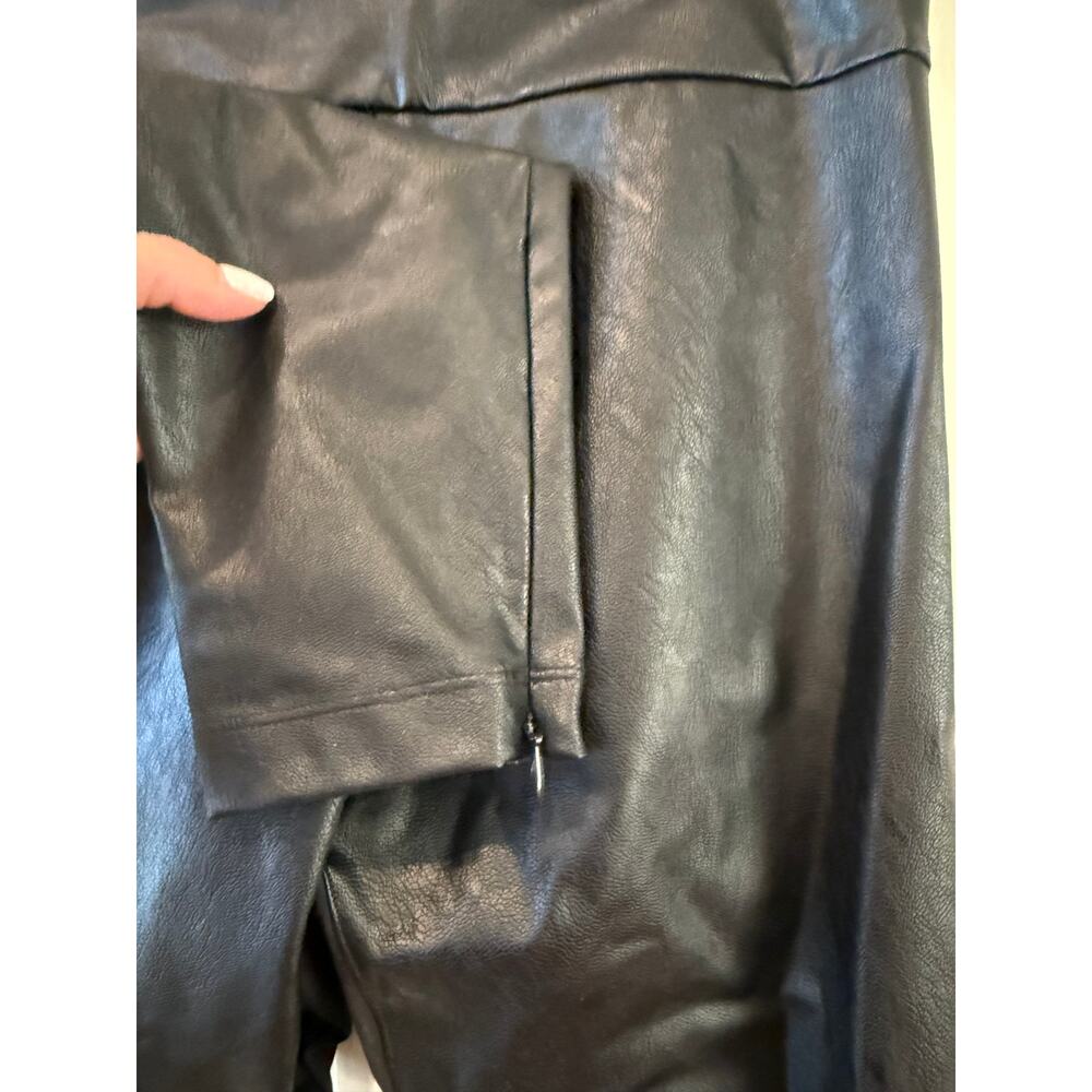 Honeylove Faux Leather Leggings Black M - Picture 8 of 10